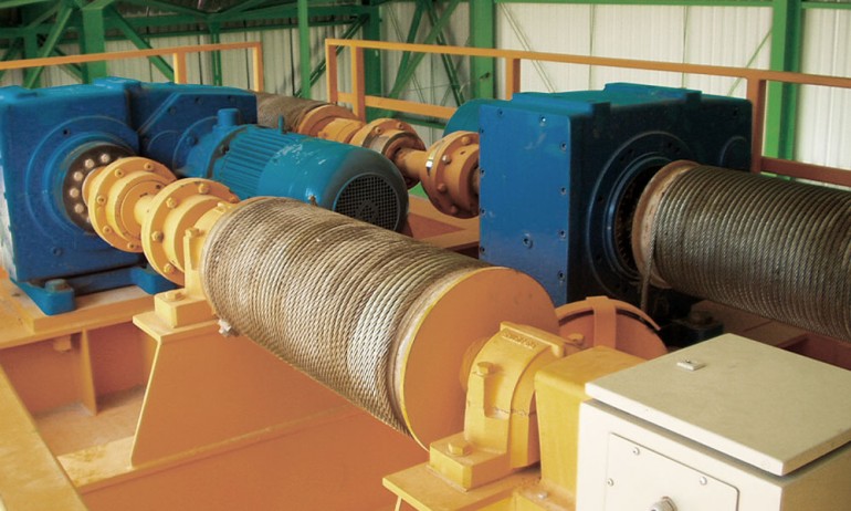 NORD gear units used in a crane application